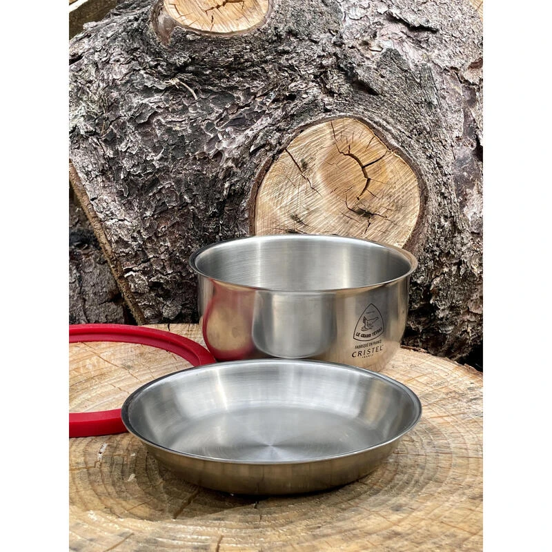 Boite à Manger , Lunch Box, Bento 2 En 1 En Inox – Image 4