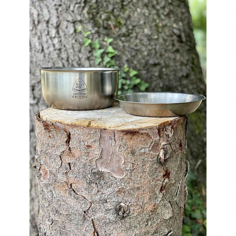 Boite à Manger , Lunch Box, Bento 2 En 1 En Inox – Image 6