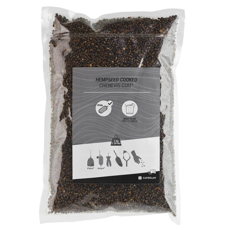 Chènevis Cuit 1kg Graines Pêche De La Carpe – Image 3