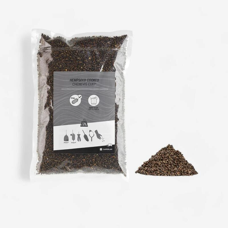 Chènevis Cuit 1kg Graines Pêche De La Carpe