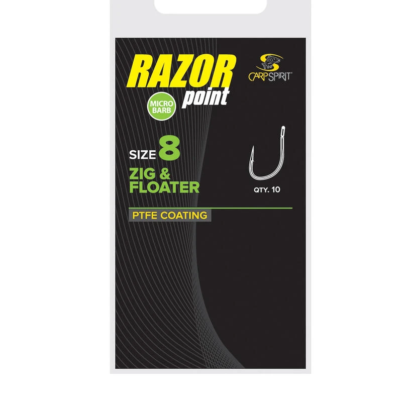 HAMEÇON HOOK ZIG FLOATER MICRO BARB 8 PÊCHE DE LA CARPE – Image 2