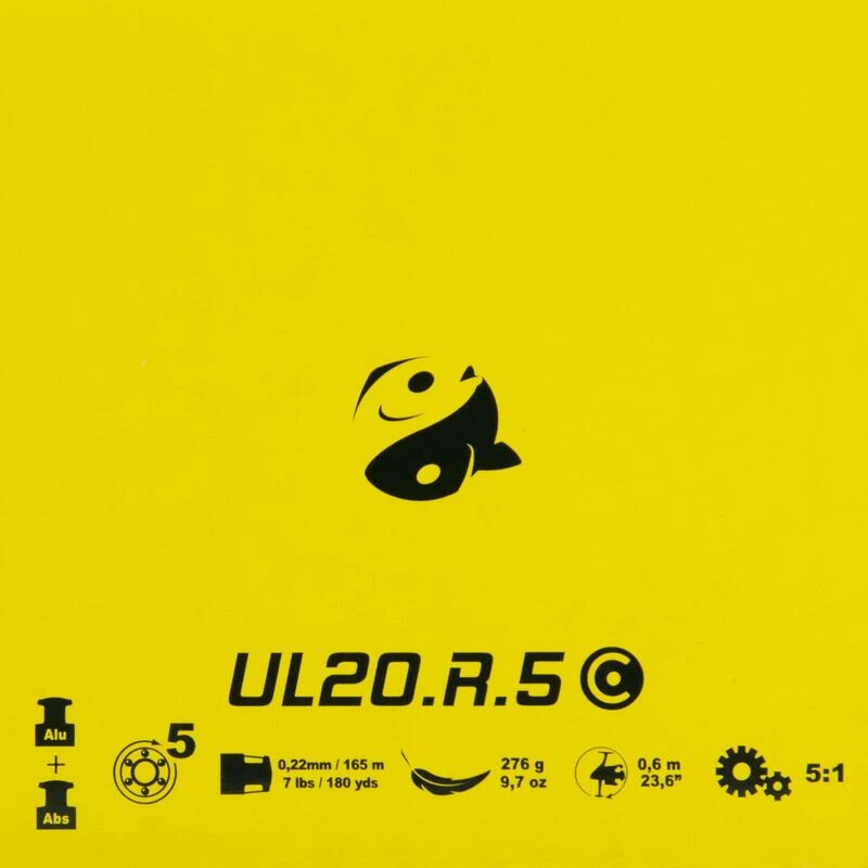 Moulinet Pêche UL20 R5C Frein Arrière - 2000 – Image 8